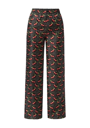 Philipp Plein Cherries straight-leg trousers - Black
