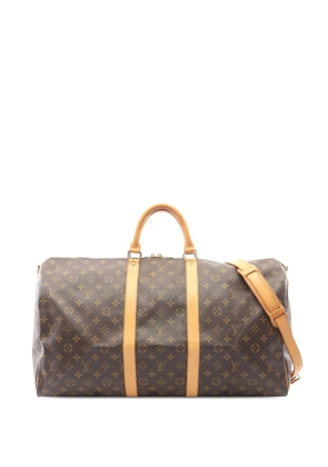 Louis Vuitton Pre-Owned 2003 Monogram Keepall Bandouliere 55 travel bag - Brown