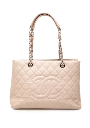 CHANEL Pre-Owned 2013-2014 Caviar Grand Shopping tote bag - Pink