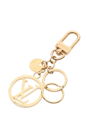 Louis Vuitton Pre-Owned 2016 LV Circle logo-engraved bag charm - Gold