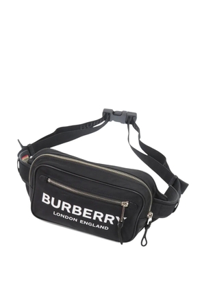 Burberry Pre-Owned 2018-2026 Econyl Nylon Logo Bum Bag belt bag - Black