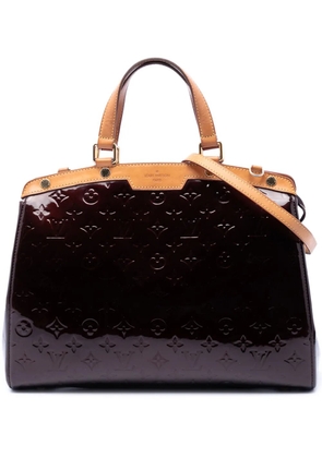 Louis Vuitton Pre-Owned 2012 Monogram Vernis Brea GM satchel - Purple