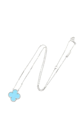 Van Cleef & Arpels Pre-Owned 2010s Alhambra turquoise necklace - Silver