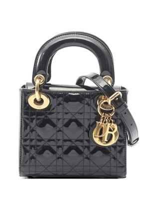 Christian Dior Pre-Owned 2010s mini Lady Dior two-way handbag - Black