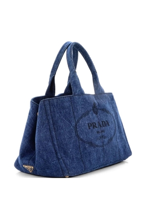 Prada Pre-Owned Canapa Denim Small tote bag - Blue