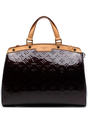 Louis Vuitton Pre-Owned 2012 Monogram Vernis Brea GM satchel - Purple