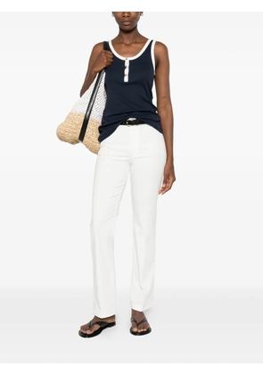 Gant logo-patch jeans - White
