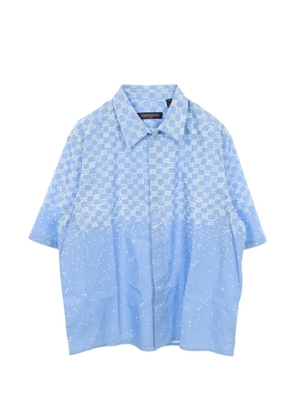 Louis Vuitton Pre-Owned Damier Spread short-sleeve shirt - Blue