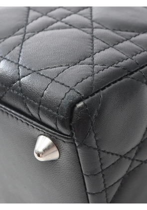 Christian Dior Pre-Owned 2000s large Lady Dior Cannage handbag - Black
