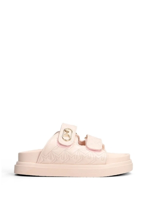 Marc Ellis Calipso 002 quilted touch-strap flat sandals - Pink