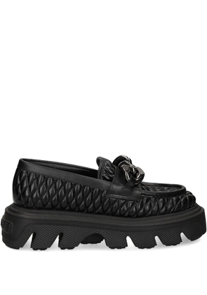 Casadei quilted loafers - Black
