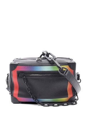 Louis Vuitton Pre-Owned 2019 mini Soft Trunk Taiga leather shoulder bag - Black