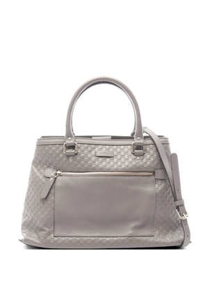 Gucci Pre-Owned 2010s Micro GG Guccissima handbag - Grey
