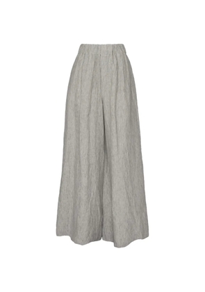 Phisique Du Role linen palazzo pants - Grey