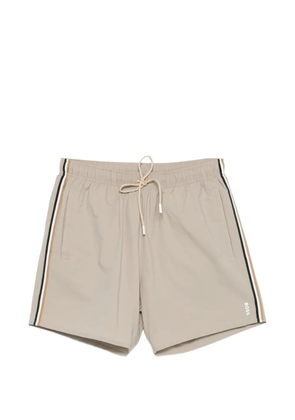 BOSS striped swim shorts - Neutrals