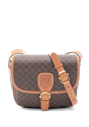 Celine Pre-Owned 2000s Macadam crossbody bag - Brown