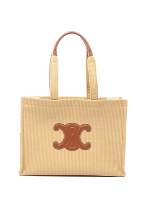 Celine Pre-Owned 2020s Triomphe Thais shoulder bag - Neutrals