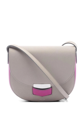 Celine Pre-Owned 2000s Trotteur bicolor shoulder bag - Grey