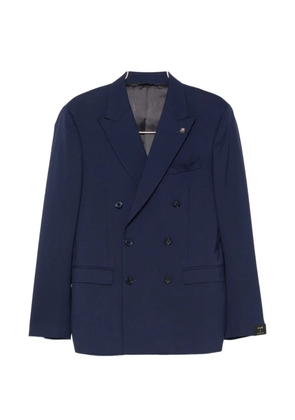 Manuel Ritz double-breasted peak-lapel suit - Blue