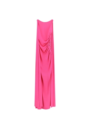 CHIARA BONI La Petite Robe sequin-embellished ruched maxi dress - Pink