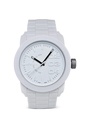 Diesel logo-embellishment 44mm watch - White