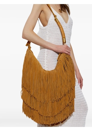Balmain large Ébène Hobo leather tote bag - Neutrals