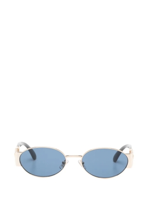 Versace Eyewear Medusa Biggie oval-frame sunglasses - Gold