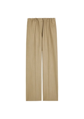 CALVIN KLEIN COLLECTION pleated straight-leg trousers - Brown