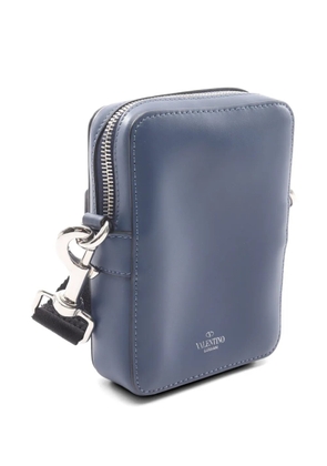 Valentino Garavani Pre-Owned 2010 leather messenger bag - Blue