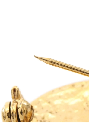 CHANEL Pre-Owned 1986-1988 Coco Mark brooch - Gold