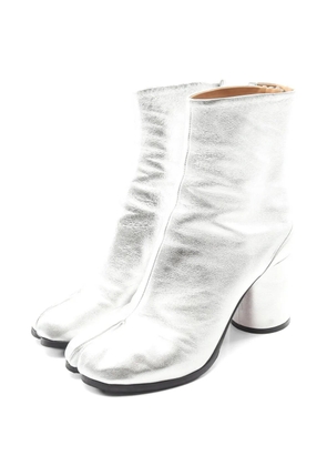 Maison Martin Margiela Pre-Owned Tabi leather boots - Silver