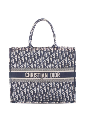 Christian Dior Pre-Owned 2000s Oblique Book tote bag - Blue