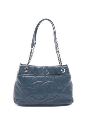 CHANEL Pre-Owned 2012-2013 Matelassé Caviar shoulder bag - Blue