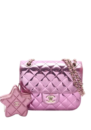 CHANEL Pre-Owned 2021s mini Classic Flap shoulder bag - Pink