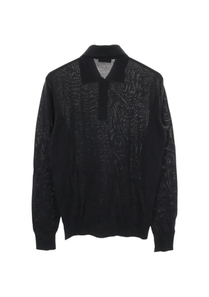 Christian Dior Pre-Owned 2010s Bee embroidered polo shirt - Black