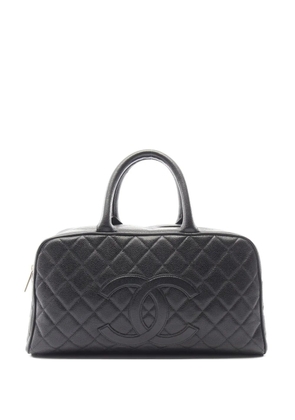 CHANEL Pre-Owned 2003-2004 Matelassé tote bag - Black