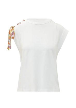 PUCCI Foulard-detail T-shirt - White