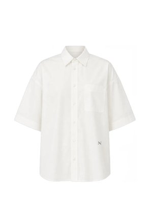 Nackiyé logo-embroidered shirt - White