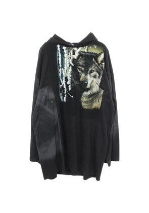 Balenciaga Pre-Owned graphic-print hoodie - Black
