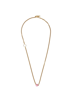 Jil Sander bead-pendant curb-link necklace - Gold