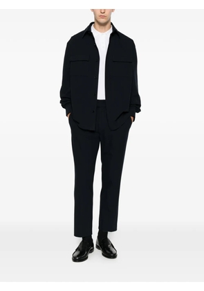 Karl Lagerfeld belt-loop trousers - Blue