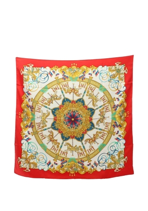 Hermès Pre-Owned 2000s Luna Park scarf - Red