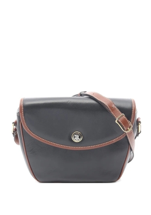 Celine Pre-Owned 2000s Triomphe leather shoulder bag - Black
