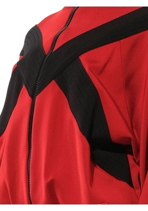 Givenchy stripe-detail zip-up bomber jacket - Red