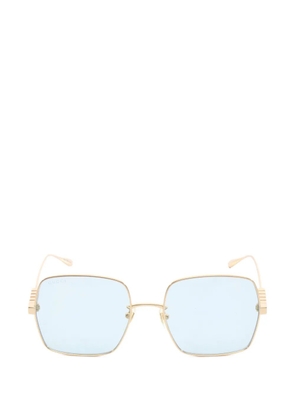 Gucci Pre-Owned 2010s square-frame sunglasses - Gold