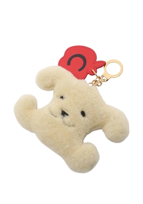 Celine Pre-Owned 2020s Triomphe apple bag charm - Neutrals