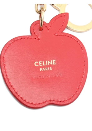 Celine Pre-Owned 2020s Triomphe apple bag charm - Neutrals
