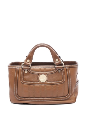 Celine Pre-Owned 2000s Boogie leather tote bag - Brown