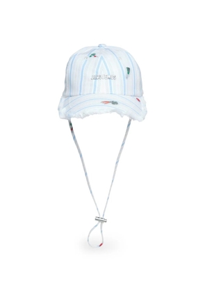 Jacquemus Le Artichaut frayed-trim baseball cap - Blue