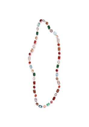 Izabel Display Mega cubic-zirconia-embellished necklace - Silver